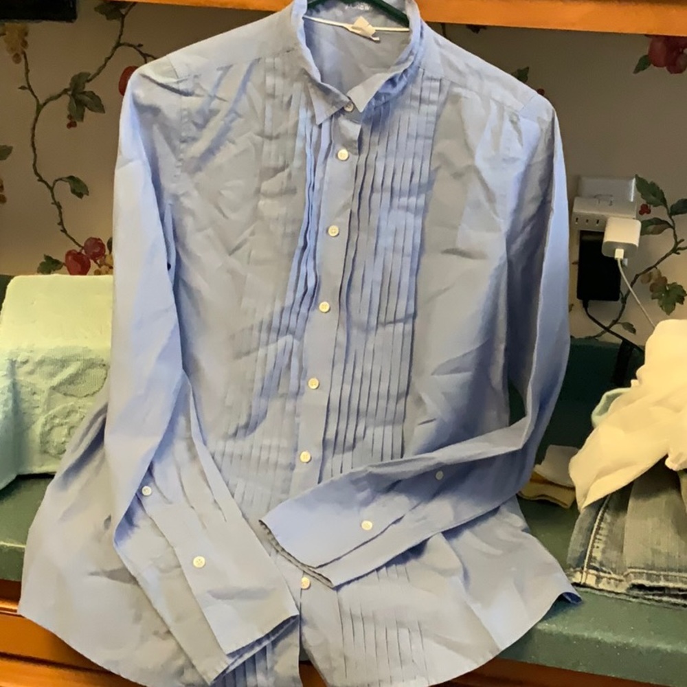 JCrew button down chambray blouse